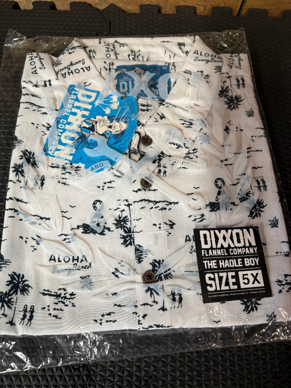 Dixxon Flannel Co. The Haole Boy Button-Up Shirt Mens 5XL NWT